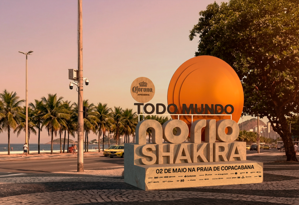 Rio ganha esculturas urbanas em areia para celebrar chegada de Shakira