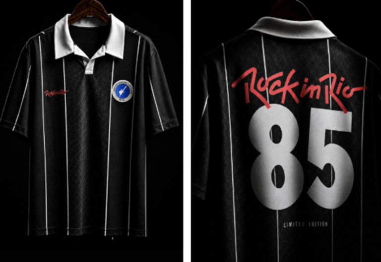 Rock in Rio e C&A lançam jersey comemorativa inspirada na histórica edição de 1985