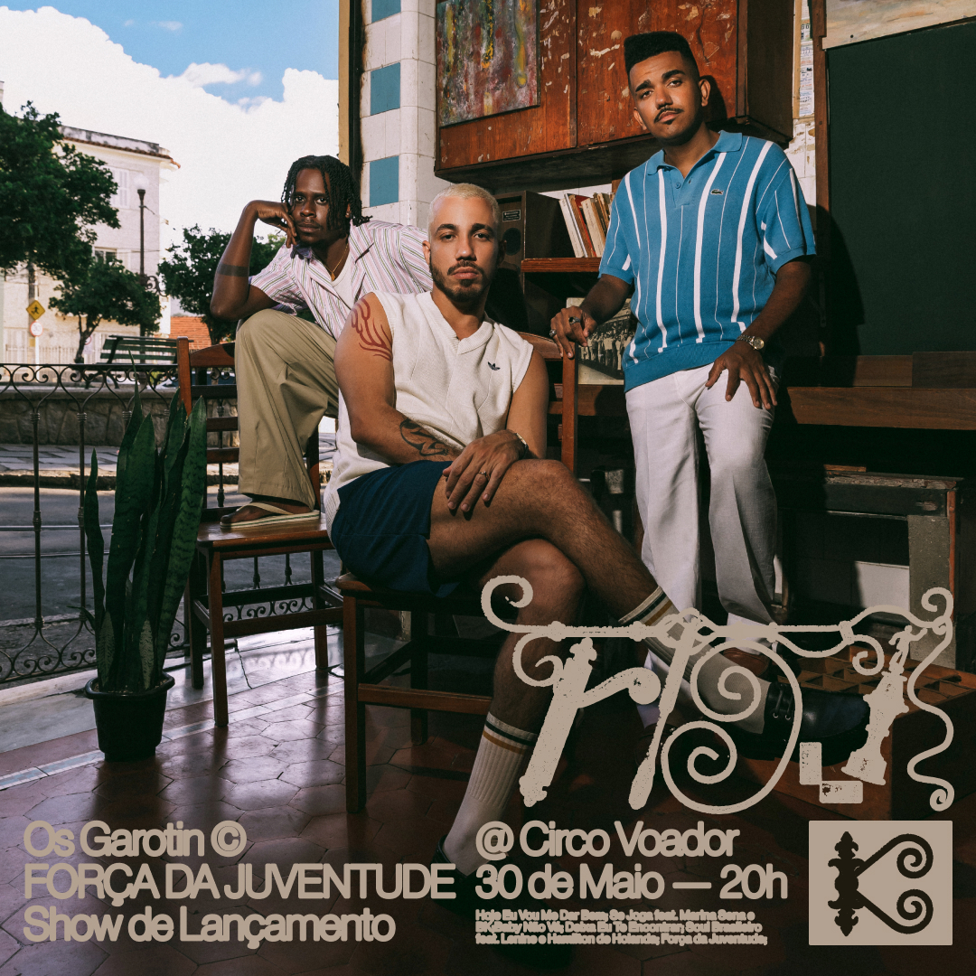 Os Garotin lança álbum “Força da Juventude” neste sábado (30) no Circo Voador