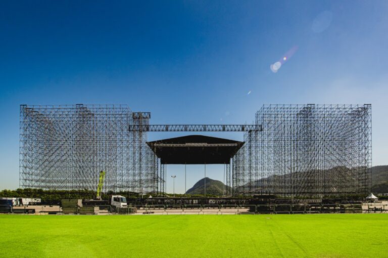 Cidade do Rock ganha forma e revela a grandiosidade da operação para o Rock in Rio 2026